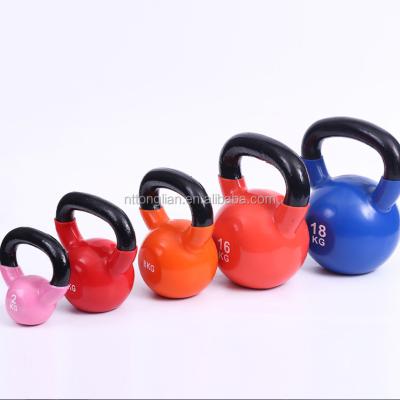 China Commercial Use Weight Lfiting Vinyl Kettlebell for sale