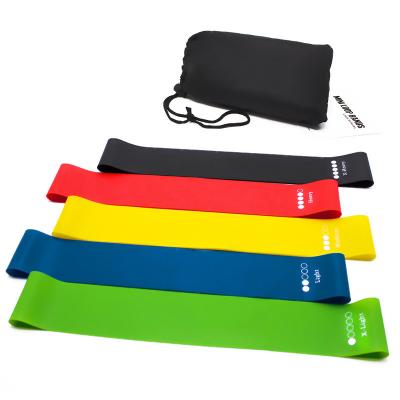 China Elastic Gym Mini Loop Band Resistance Band Yoga Exercise Power Exercise Fitness for sale