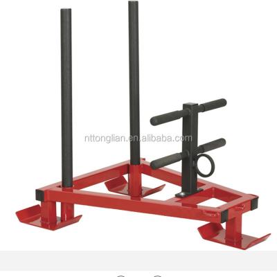 China Bodybuilding Push Sled Traction Sled Gym Fitness Back and forth Sled for sale