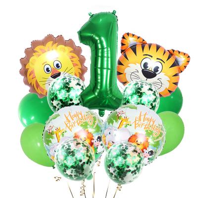 China Event Foil Balloon Sets For Wild Animal Party Supplies for sale