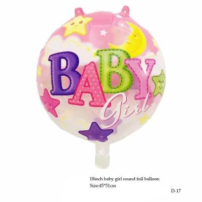 China Festival Decoration 18inch Boy Or Girl Latex Party Balloon Baby Shower Gender Reveal Party Decor Supplies for sale