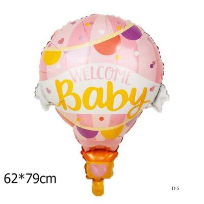 China Welcome Festival Decoration 18inch Baby Foil Balloon Baby Shower Ideas For Baby Shower Decoration Party Supplies for sale