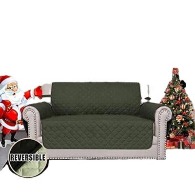 China Easygoing American Style 3 Seat Sofa Slipcover Reversible Loveseat Cover Water Resistant Couch Cover With Elastic Straps For Pets for sale