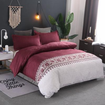 China Anti-static Texture Stone Texture Colored Pillowcase Colorful Blacket for sale