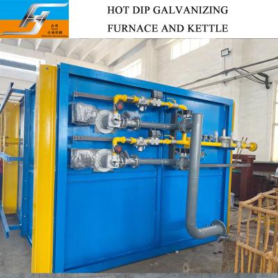 Cina Smart High Efficiency Hot Dip Galvanizing Furnace Klin for Zinc Kettle Production Line Equipment in vendita