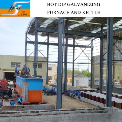 China High Efficiency Hot Dip Galvanizing Line Plant Equipment Zinc Kettle One Stop Service Best Provider Supplier en venta