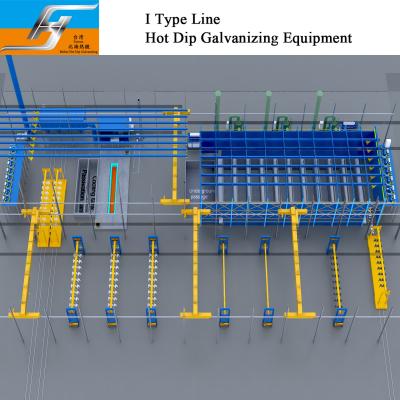 China Mecanografío a cadena de producción proveedor la cadena de producción de equipo de la galvanización de la inmersión caliente proyecto de llavero servicio todo en uno en venta