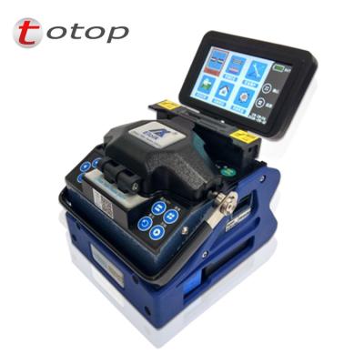 China FTTH Eloik ALK-88A+ 6 Motors Fiber Optic Fusion Clamp Welding Machine Splicing Machine for sale