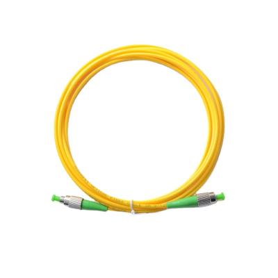 China FTTX FC Single Mode Fiber Optic Patch Cord And Braid FCAPC FCUPC for sale