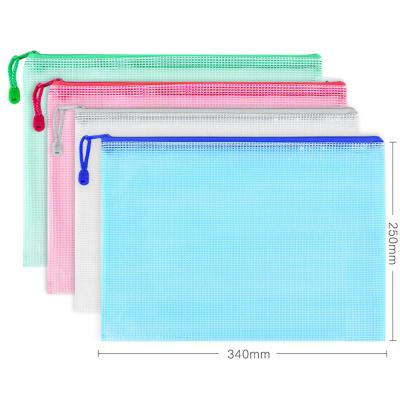 China Convenient Size Clear Document Holder A4 Folder Color Button Office A4 Folder Folder Plastic Bag for sale