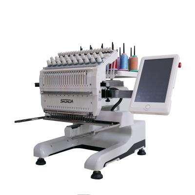 China Single Head Logo 20 Color Single Head Embroidery Machine For Sale Servo Motor à venda