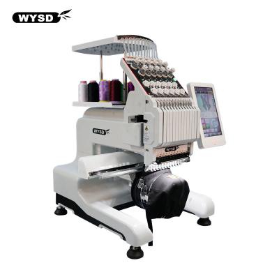 中国 Dahao Embroidery Machine Logo Embroidery Machine 1 Head Mini Embroidery Machine Automatic Color Change 販売のため