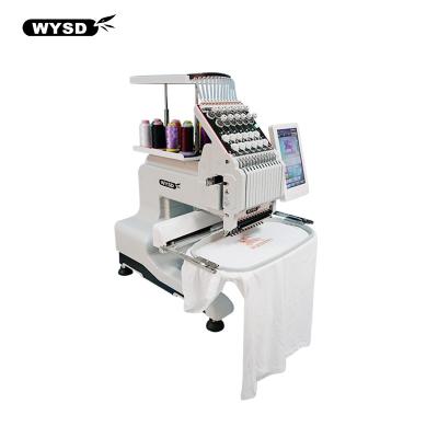 China Single Head 12 needles Embroidery Machine Home Computer Embroidery Machine Multifunctional Three-in-One for sale