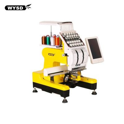 China 2020 New Year Sale!!! High Quality Mini Single Head Embroidery Machine Flat Embroidery Machine Te koop