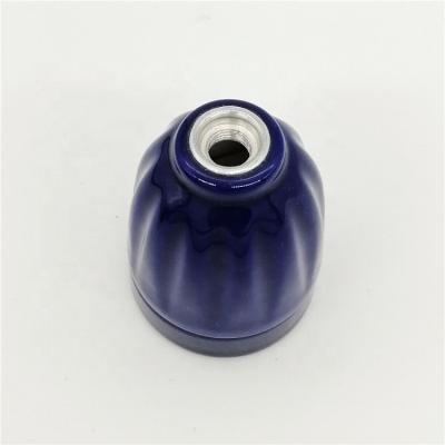 China Screw lighting accessories multicolor ceramic lampbase E27 lampholders for sale