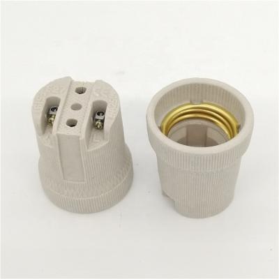 China Ceramic Screw E27 F519 Lamp Holder for sale