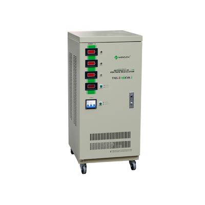 China To stabilize the input voltage automatically To stabilize the input voltage high efficiency 6KVA-30kva high power factor automatically 3 phase automatic voltage stabilizer for sale