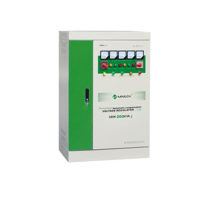 China To stabilize the input voltage automatically To stabilize the input voltage three-phase automatic voltage regulator automatically WENBA 300 KVA 200 KVA 100 KVA AVR for sale