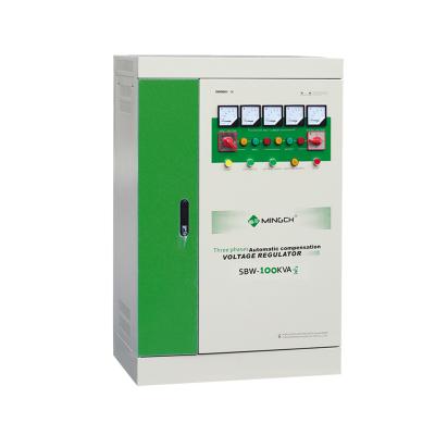 China To stabilize the input voltage automatically To stabilize the input voltage 100KVA/150KVA/180KVA/200KVA three-phase fully automatic regulator of the input voltage automatically WENBA for sale