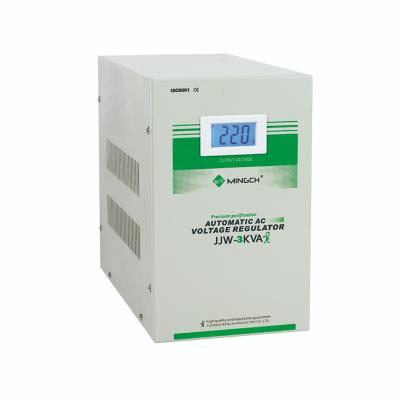 China To stabilize input voltage automatically To stabilize input voltage digital display high precision single phase WENBA 10 KVA Automotive AC AVR Automatic Voltage Stabilizer Regulator for sale