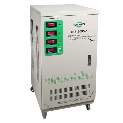 China Large Size Type SVC SVC 20KVA Voltage Stabilizer AC Servo Motor Control Three Phase Automatic Voltage Stabilizer for sale