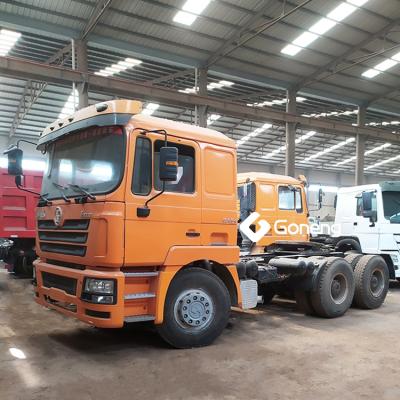 China source supplier direct sale cheap used shacman f2000/f3000 371hp 420hp 6*4 6800x2496x3563mm main tractor truck price for sale