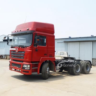 China direct sale no middleman used shacman tractor truck left 6x4 hp 420hp 6800x2496x3700mm used right hand drive f3000 380 for sale