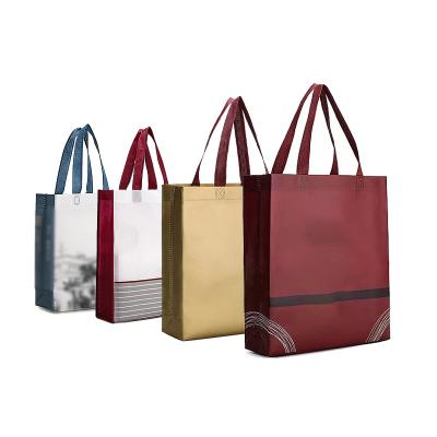 China 100% Factory Eco-friendly Customs Printed Durable High Quality Foldable Tote Bag Reusable Shopping Bag for sale