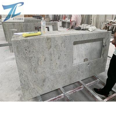 China Modern White Color 2022 River White Natural Stone For Bathroom Vanity Top Use for sale