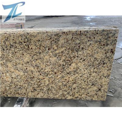 China Modern 2022 Prefab Kitchen Top Brazil Gold Granite Countertops Price for sale