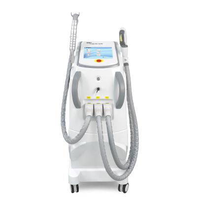 China Multifuncional optar o laser 3 do Nd Yag IPL do Rf em 1 máquina da remoção da tatuagem da remoção do cabelo à venda