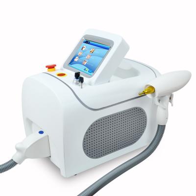 China Draagbare Q Switched Beauty persoonlijke verzorging Nd Yag laser machine voor tatoeage verwijdering Donkere kringen Pigment verwijdering Te koop