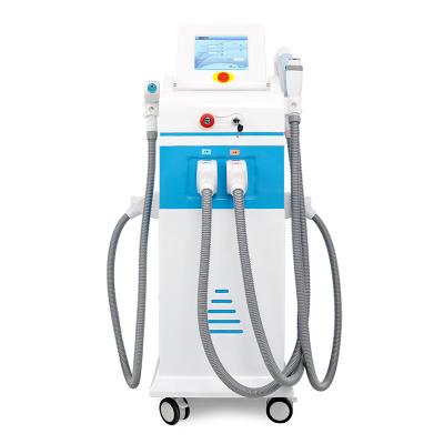 China 4 In 1 Multifunctional Nd Yag Laser Tattoo Removal IPL Hair Removal RF Face Lifting Machine for sale