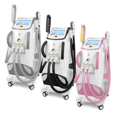 China Multifunction Beauty Machine 3 In 1 Elight Ipl Opt Hair Removal And Nd Yag Carbon Peeling Tattoo Removal Machine Whitening for sale