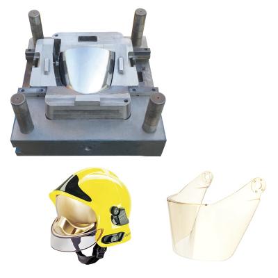 China Steel Customized Plastic Injection Molds For Rescue Safety Protection Fire Fighting Fire Helmet Mold for sale