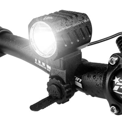 China Aluminum Alloy 1200 Lumen 4-Gear Bicycle Lamp Headlamp USB Rechargeable LED Headlight for sale