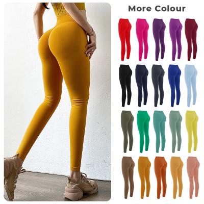 China New Breathable Breathable Fabric Comfortable Yoga Pants Well-Fitting Fitness Sportswear Hip-Rising Women for sale