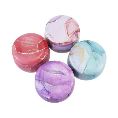 China Metal Round Jar Belly Candle Aromatherapy Candle Tin Tin Box for sale