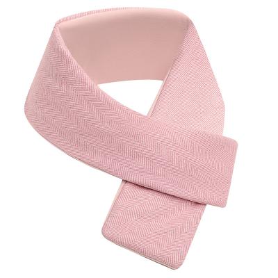 China Bib bib heating scarf lattice spine men's and women's cervical massage neck rechargeable heating protector for sale