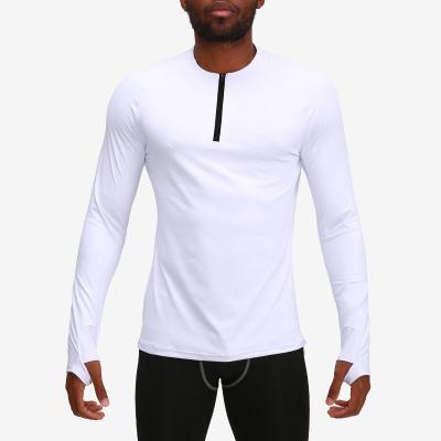 China QUICK DRY Custom Logo Quick Dry Training Wear Gym Clothes Yoga Running Wear Shirt Long Sleeve Shirt For Men for sale