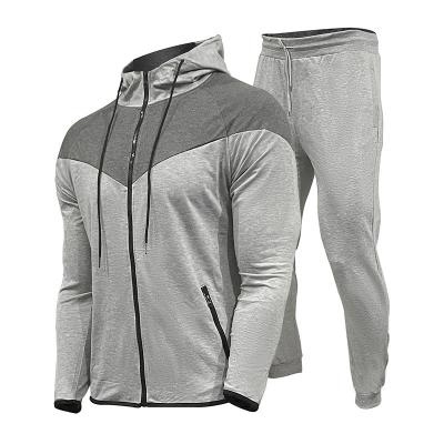 China Logo High Quality Gym Breathable Custom Leggings 2 Pieces Set Sportswear Compression Jogging Suits Set Slim Fit Yoga Fitness For Men for sale