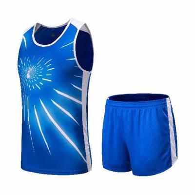 China Custom Breathable Logo Print Summer Sportswear Slim Fitted Quick Dry Fitness Running Jogging Vest And Shorts Men Set for sale