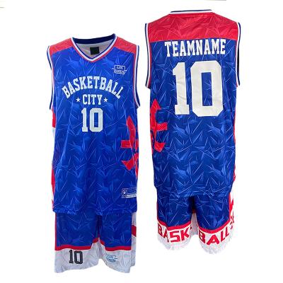 China High Quality Breathable Logo Custom Printing Breathable Basketball Vest Basketball Uniforms Quick Dry Tank Tops And Shorts Sportswear for sale