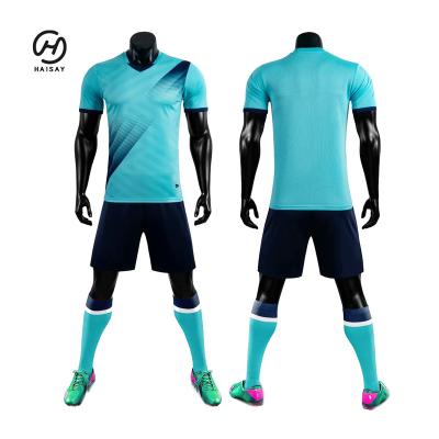 China Sports Jersey 2022 Soccer New Arrival Quick Dry And Beathable Wear Set 100% Polyester Fashion Football Uniform Team Shirt Breathable Soccer Jersey for sale