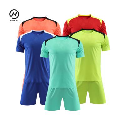 China Factory Sublimated Quick Dry and Beathable Soccer Jersey Football Jersey Full Set Professional Original Quality Football T-shirt Breathable Quick Dry Short Wear for sale