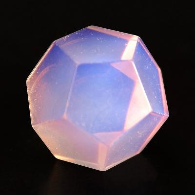 China Stone Factory Wholesale Customized Polyhedral Pink Opalite Dies Set XP-004 for sale