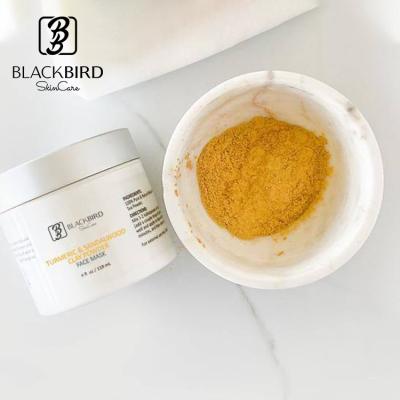 China Hot Anti-wrinkle Amazon Sellings Turmeric Power Whitening Health Face Mask Organic Herbal Facial Private Label for sale