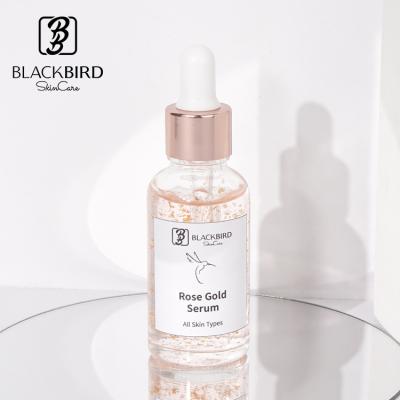 China Face Anti Aging Serum Skin Care OEM Private Label 24K Rose Gold Skin Serum Whitening Moisturize for sale