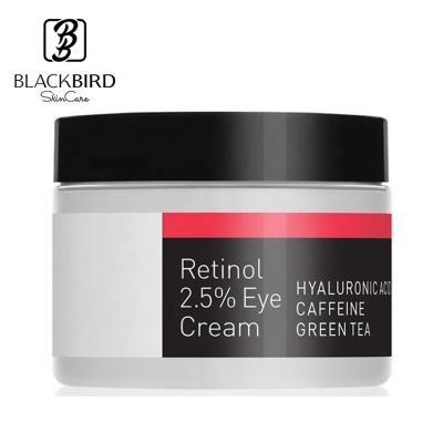 China Anti-Wrinkle Face Lift Wrinkle Free Retinol 2.5% Instant Eye Clumping Cream for sale