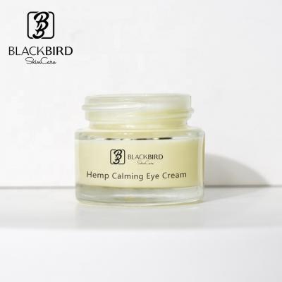 China Anti-Wrinkle Natural 3 in 1 Multi-Effect Repair Calming Natural Hemp Seed Oil Under Eye Cream for sale